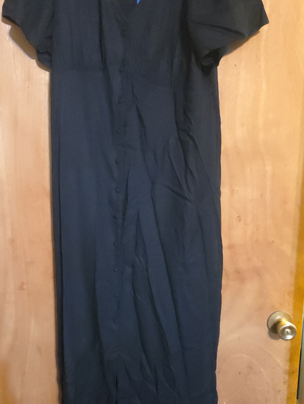Old Navy Black Midi Dress